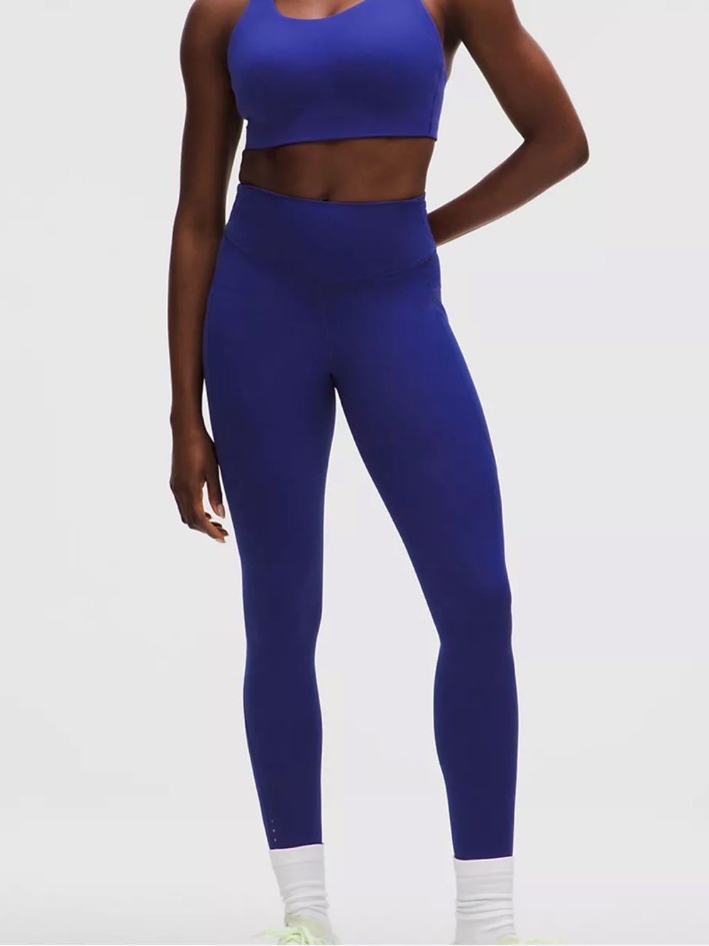 LULULEMON High-Rise Performance Leggings in Deep Blue! NWOT! 0